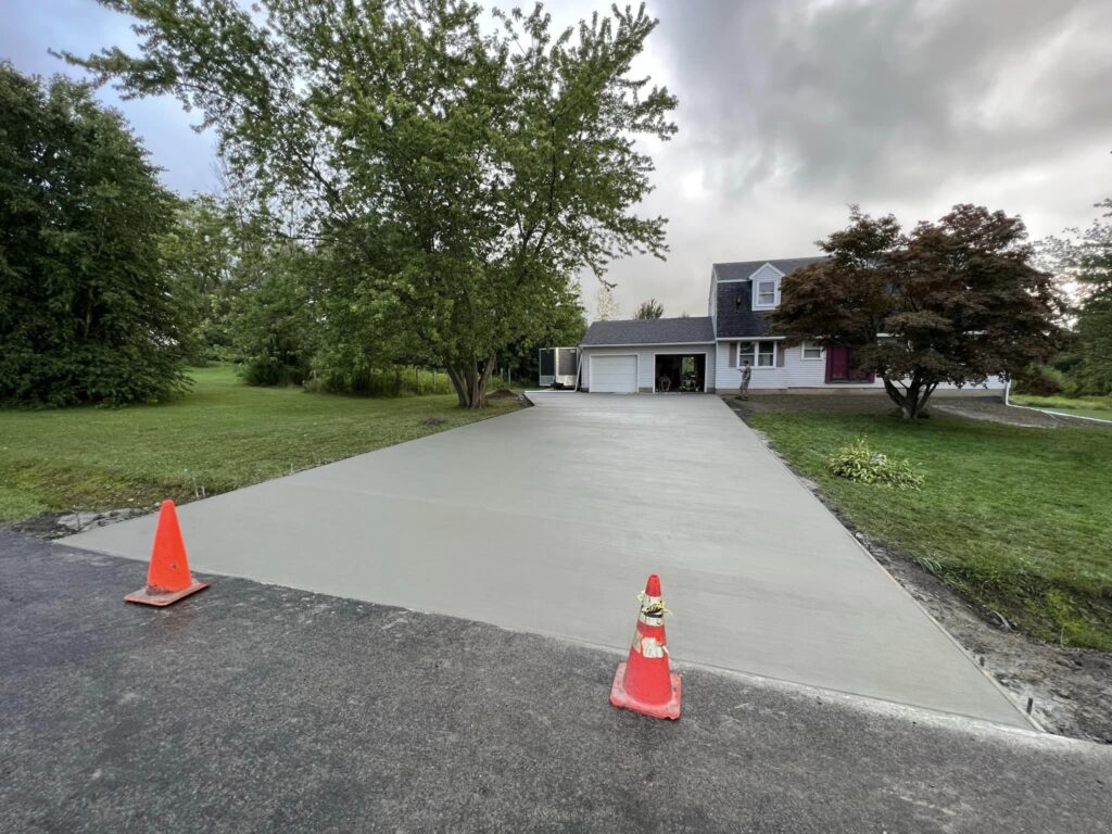 concrete driveway and patio installation services in Fairview, PA