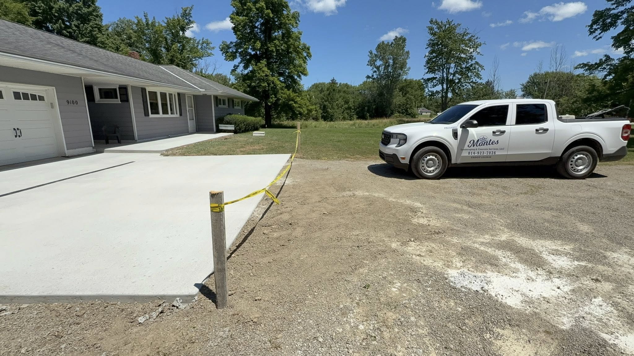 concrete driveway and patio installation services in Millcreek, PA